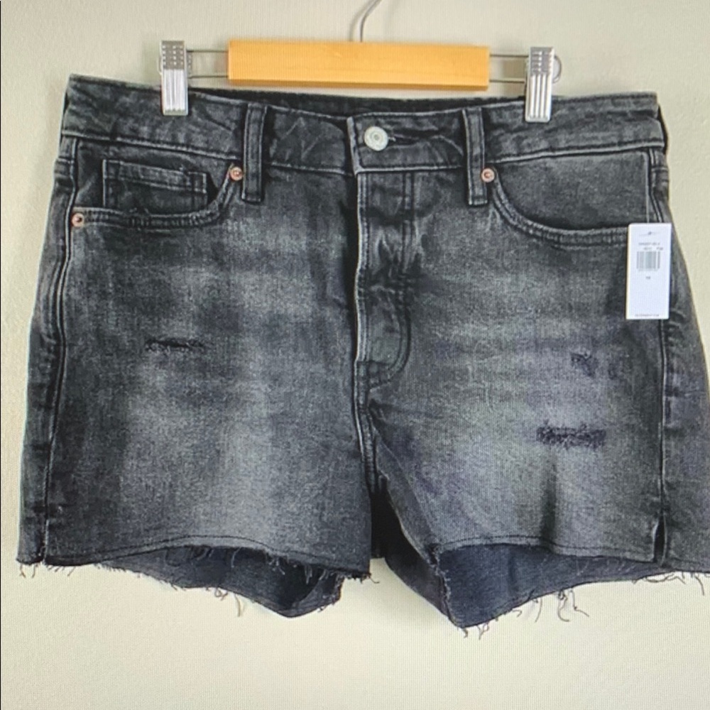 Women's Black Denim Shorts